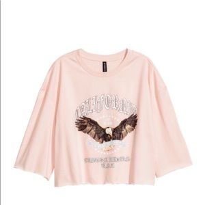 H&M Women’s Eagles Print Short Top
